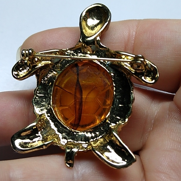 Turtle brooch - Picture 4 of 7